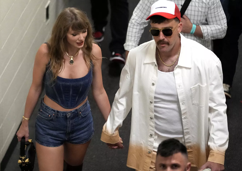 Taylor Swift and Travis Kelce